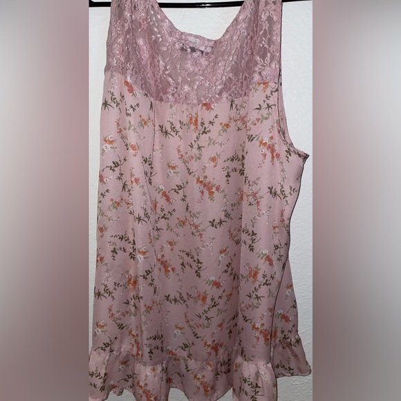 Sheer Pink Floral Blouse - Picture 5 of 5